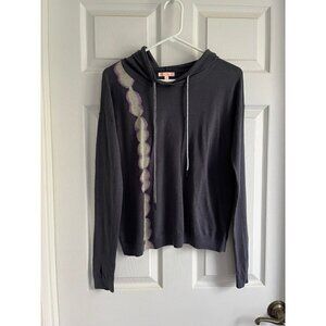 Lisa Todd Blurred Lines Hooded Sweater Tiedye